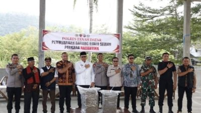 Polres Tanah Datar Musnahkan 27 Kilogram Ganja: Tegaskan Perang Total Lawan Narkoba di Luhak Nan Tuo