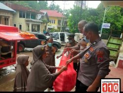 Polres Pessel Perkuat Logistik Kemanusiaan, Salurkan 205 Paket Makanan untuk Korban Bencana