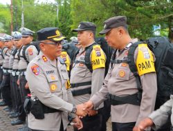 Polres Pessel Kerahkan 274 Personel, Siagakan  Red Zone Demi Pilwana Damai