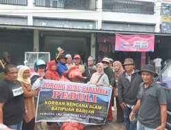 Donasi Jilid 2 Warga Kubu Kerambil, Salurkan Ratusan Nasi Bungkus Kepada Korban Galodo