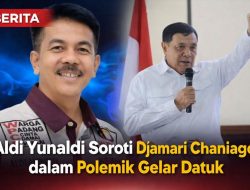 Polemik Gelar Datuk, H. Aldi Yunaldi, SH., M.Si Ingatkan Nilai Adat Minangkabau