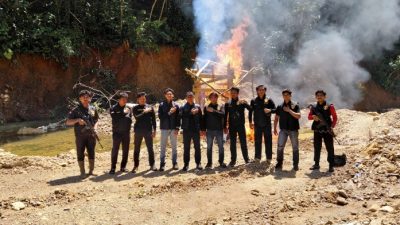 Polres Solok Selatan Tertibkan Aktivitas PETI Didua Lokasi