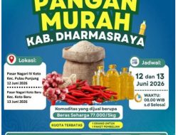 Pemkab Dharmasraya Gelar Bazar Pangan Murah