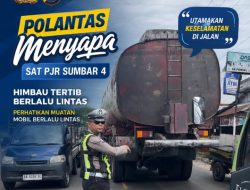 Sat PJR Ditlantas Polda Sumbar Ajak Pengemudi Angkutan Barang Tertib dan Utamakan Keselamatan